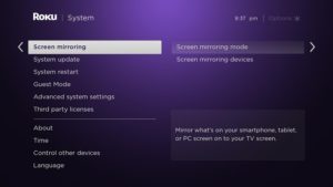 how to cast iphone to roku tv - screen mirroring