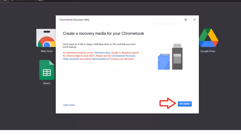 Download Chrome OS Recovery Utility