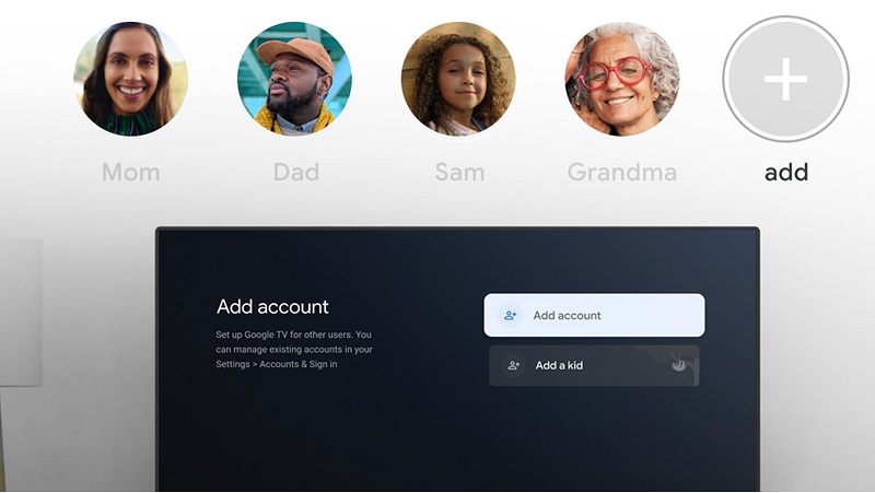 google tv adds user profiles for a more personalised experience