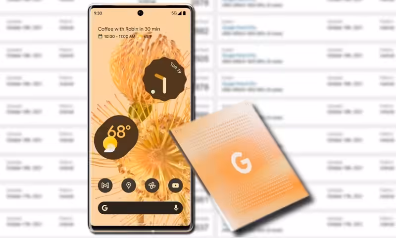 Google Tensor powered Google Pixel 6