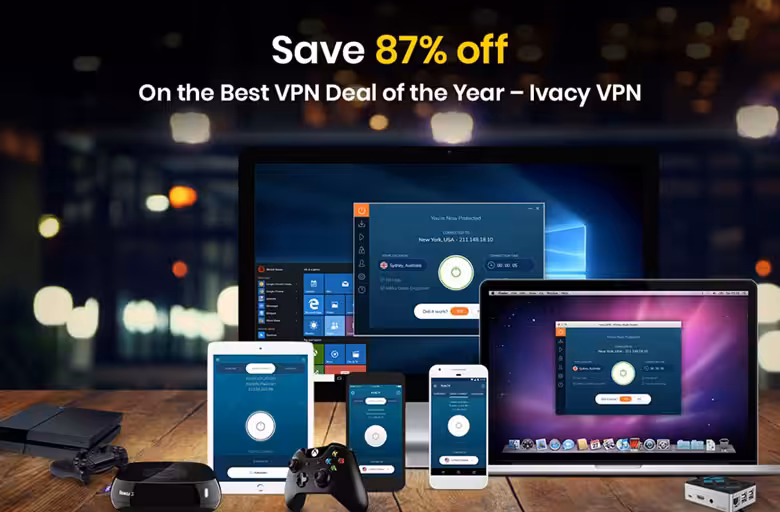 Ivacy VPN 87percent OFF