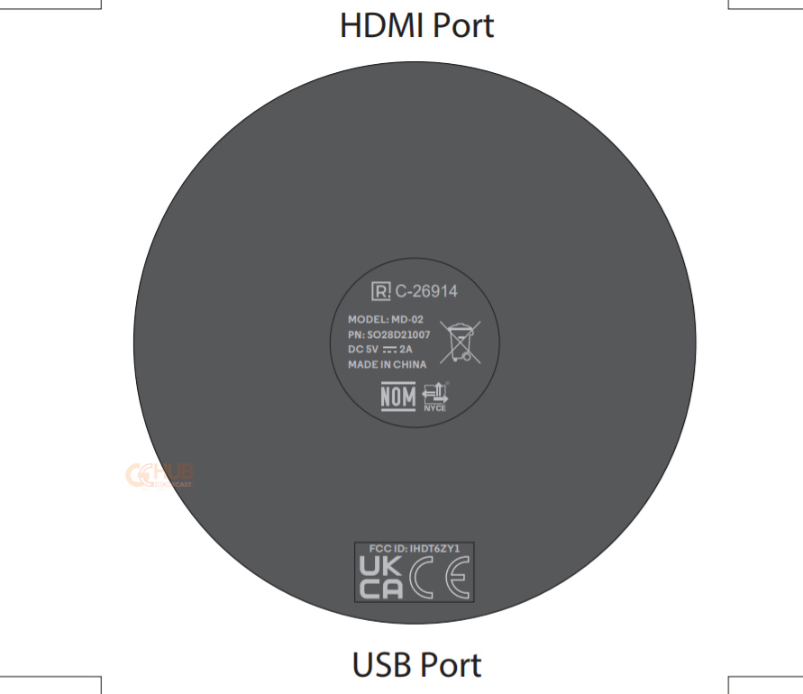 new motorola ready for wireless 4k adapter - md-02 (streaming dongle) spotted on fcc