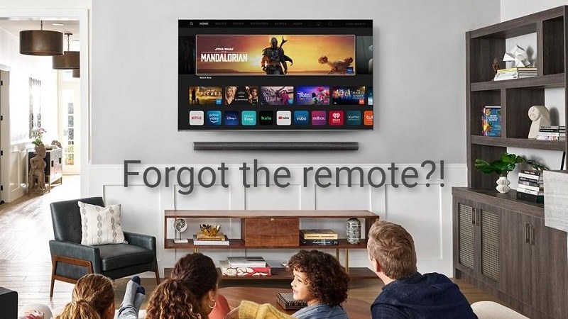 how to turn on vizio tv without remote