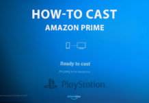cast amazon prime on PS4