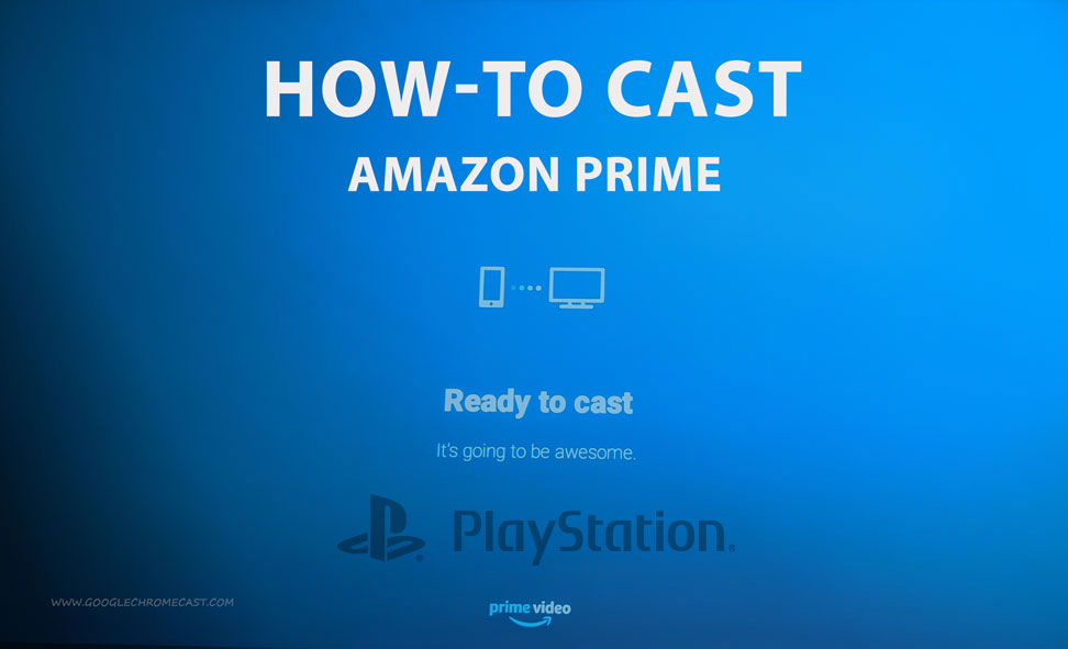 cast amazon prime on ps4