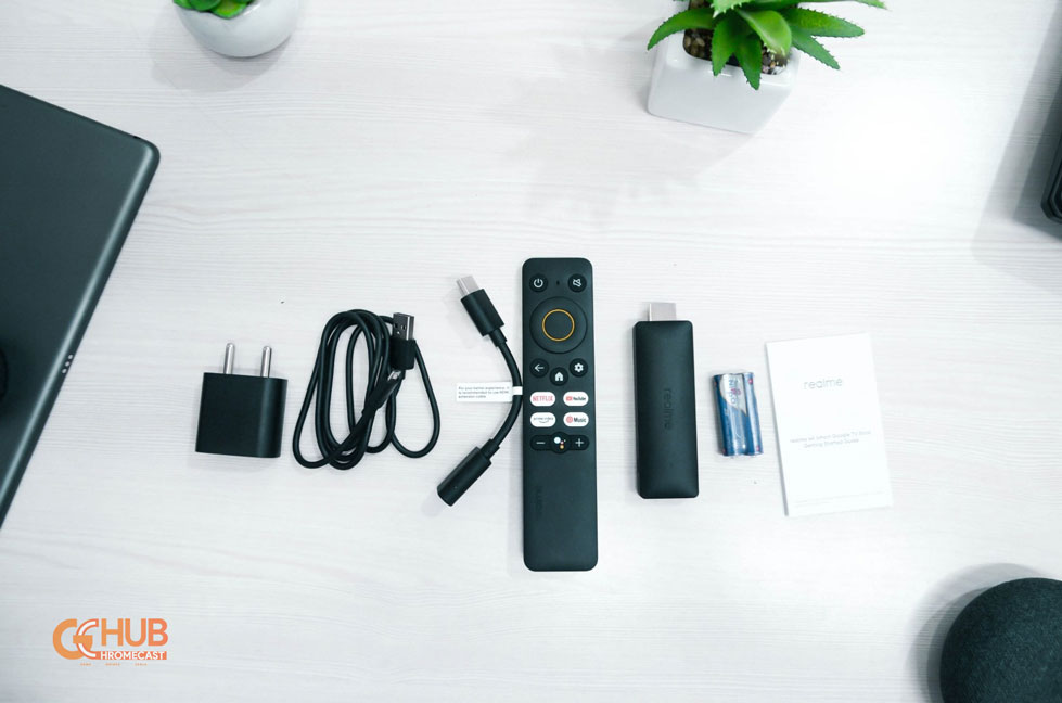 realme 4k smart google tv stick inbox accessories