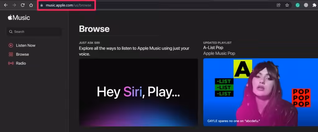 apple music on PC