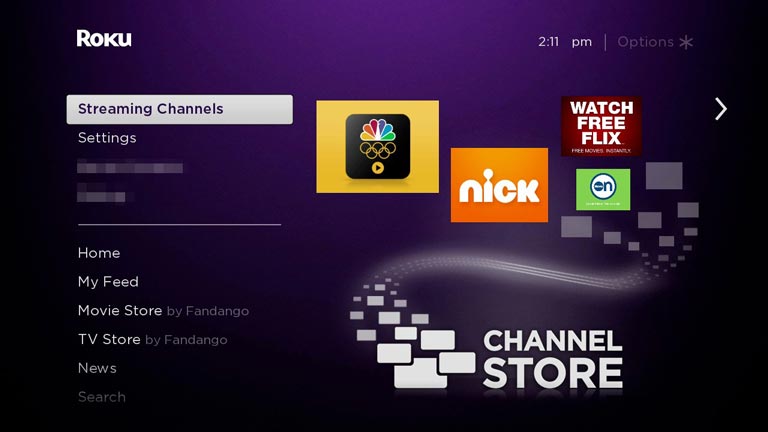 streaming channels on roku