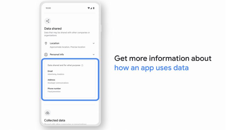 google rolls out data safety section on play store