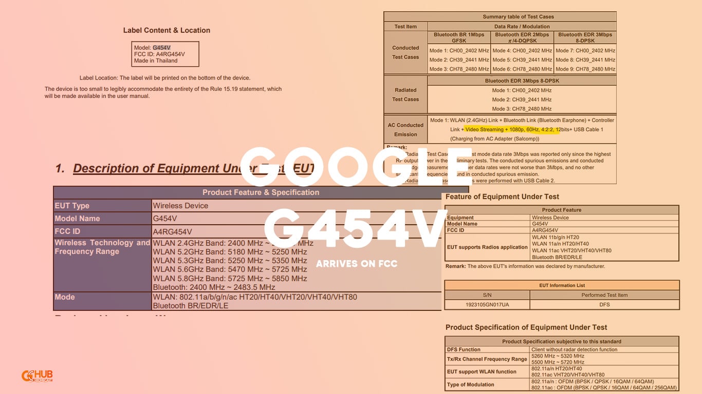 google g454v