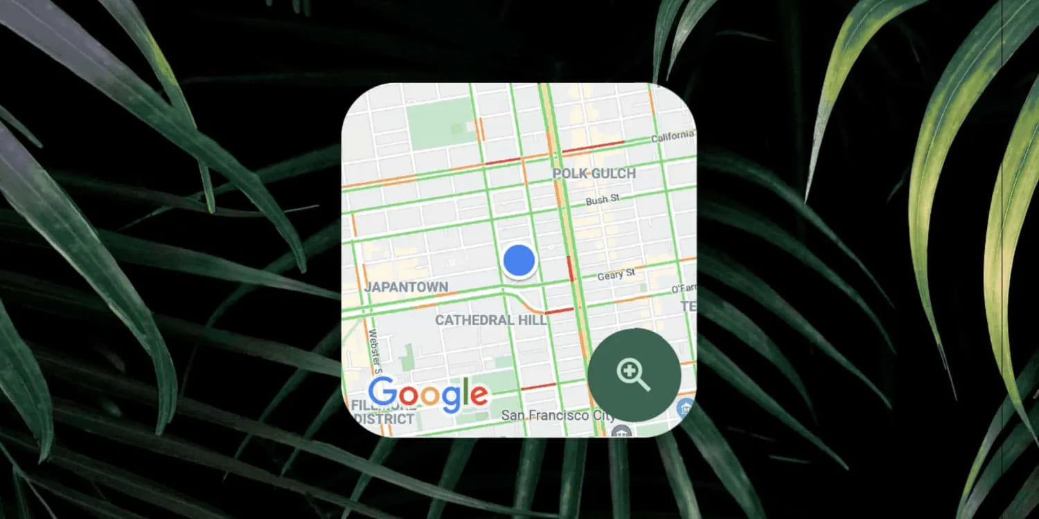 google maps traffic widget