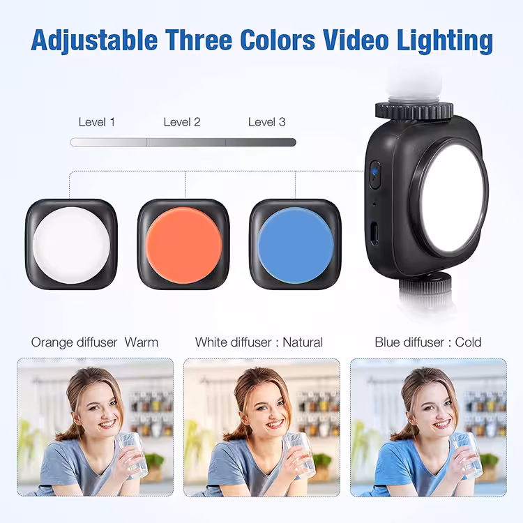 OMBAR vlogging kit color filters