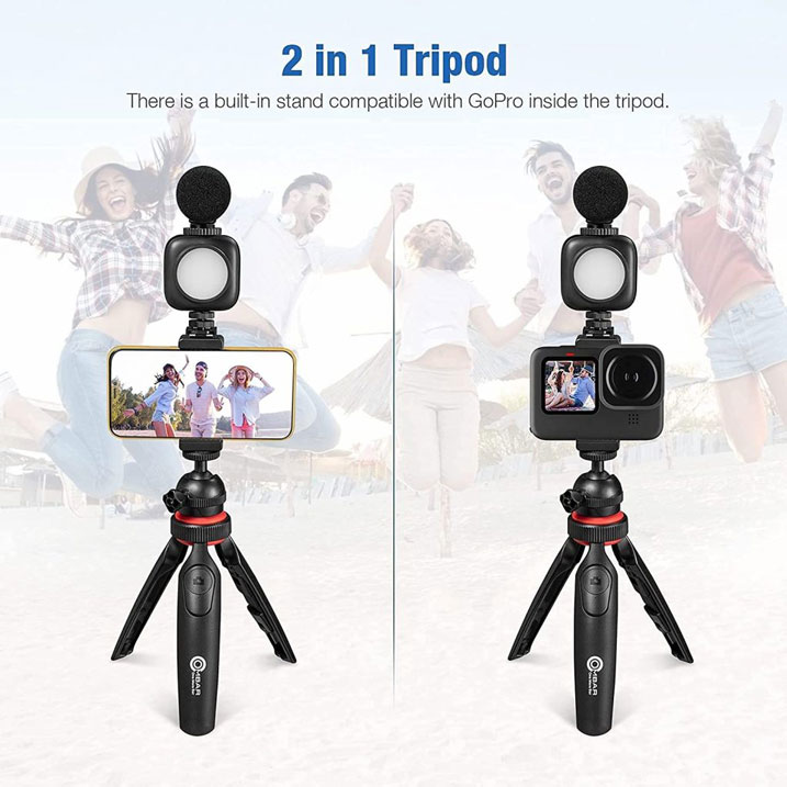 ombar vlogging kit tripod