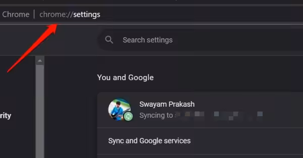chrome desktop settings
