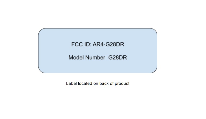 google lists a new 'wireless device' with model number g28dr on fcc