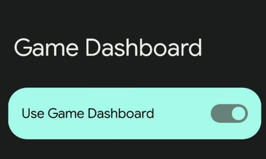 game dashboard from google