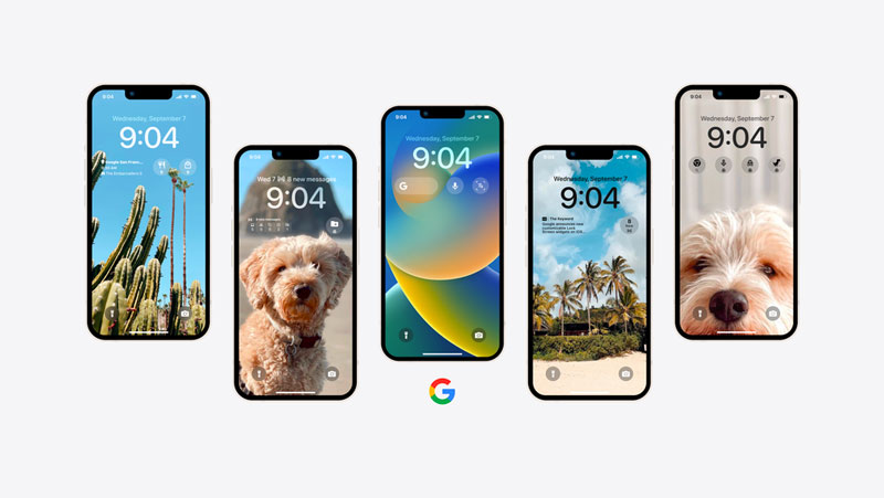 google lock screen widgets for ios 16