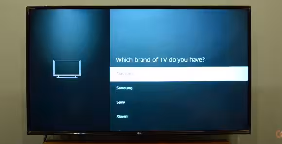 Select Brand of TV while setup on Amazon Fire TV Stick