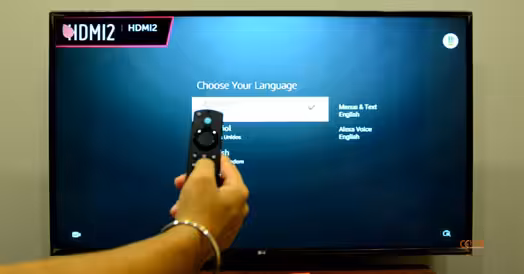 select language in firestick setup