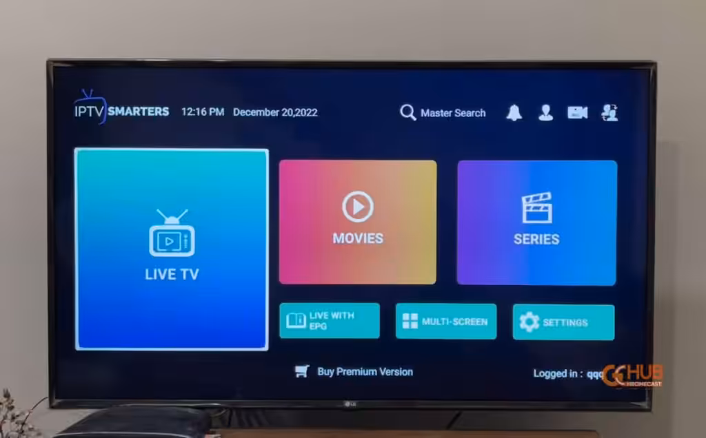 How to Chromecast IPTV Smarters Player App to TV?