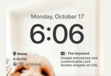 Google lock screen widgets iOS 16