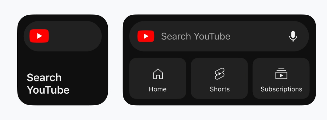 youtube widget ios 16 from google