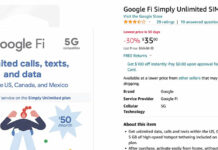 Google Fi simply unlimited SIM Kit