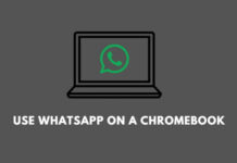 use whatsApp on a Chromebook