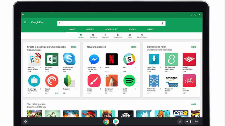 play store on chromebook