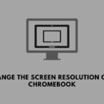 change resolution of chromebook