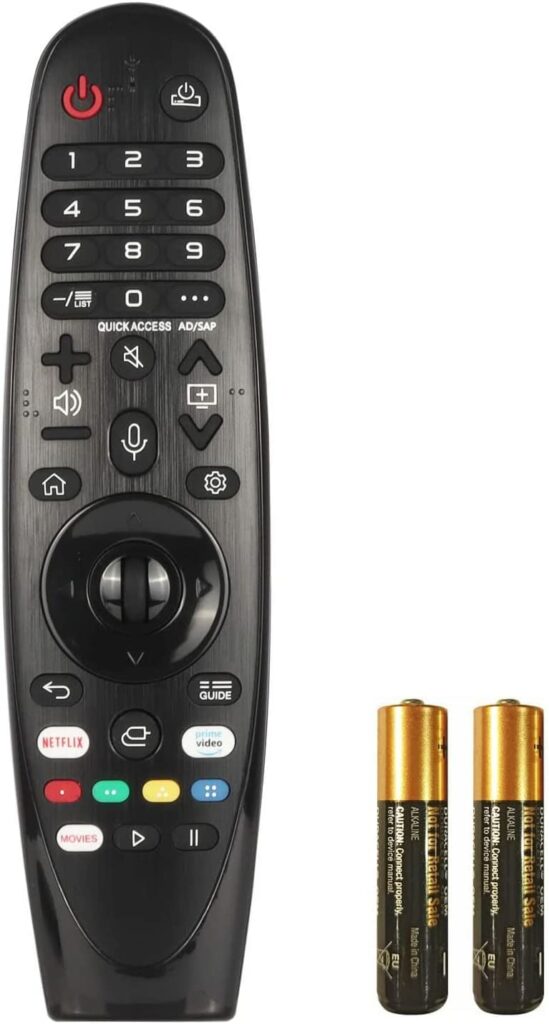 Change batteries of LG TV remote