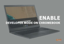 Enable developer mode on your Chromebook