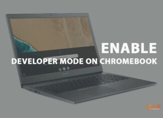 Enable developer mode on your Chromebook