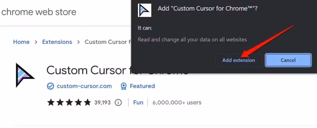 add extension to Chrome