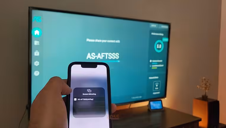 Tap on the Firestick tv