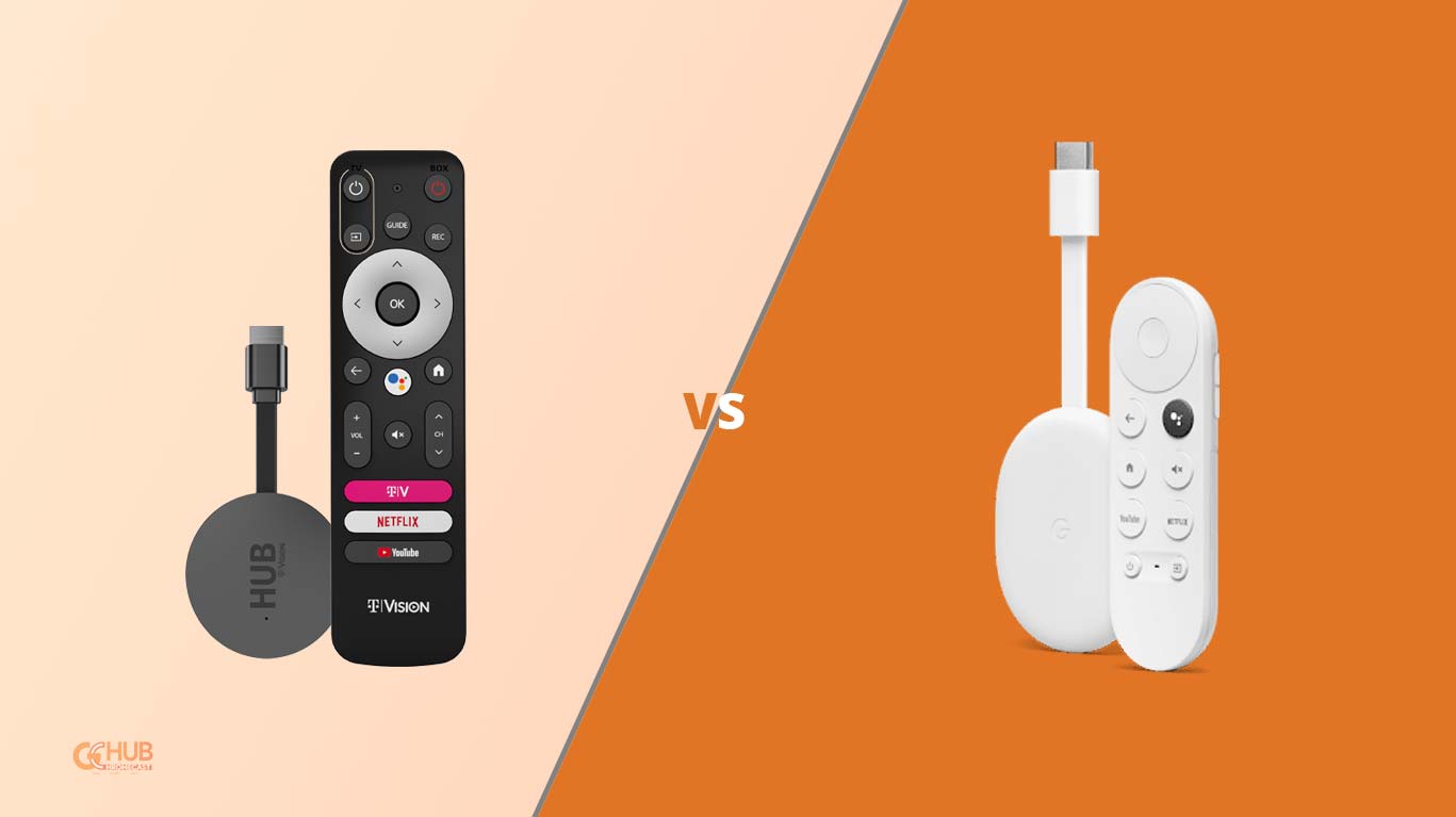 T-Mobile TVision Hub vs Chromecast with TV - GChromecast Hub