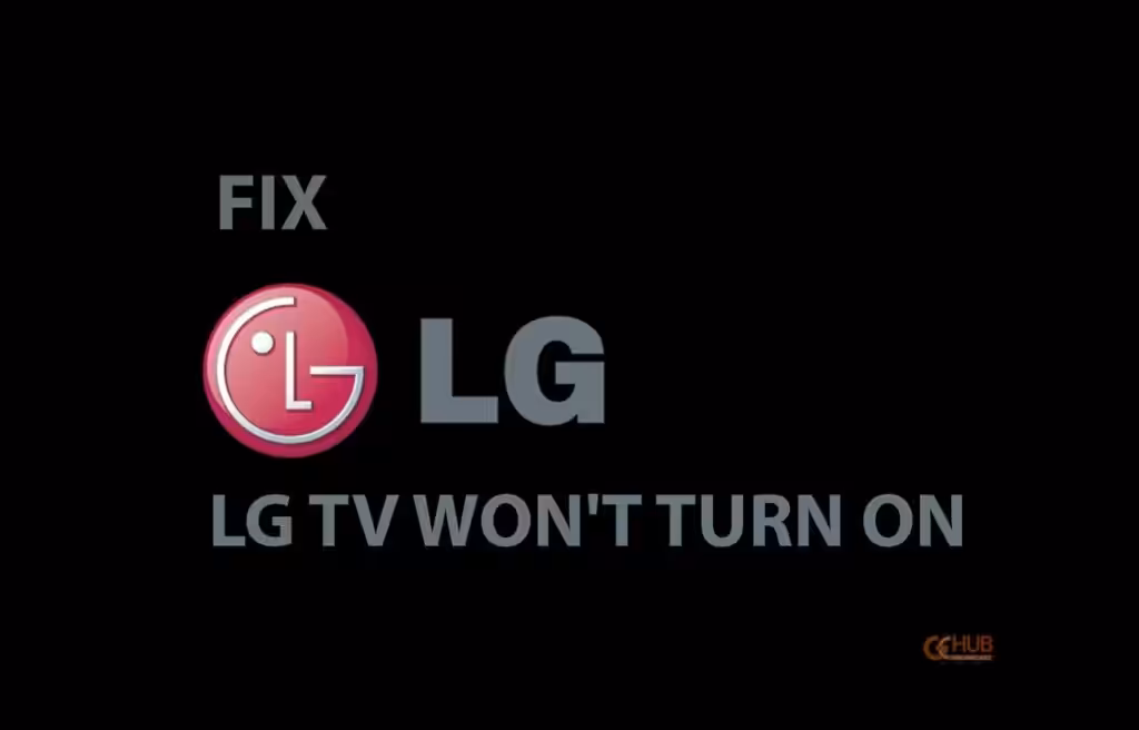 LG TV won't turn on fix