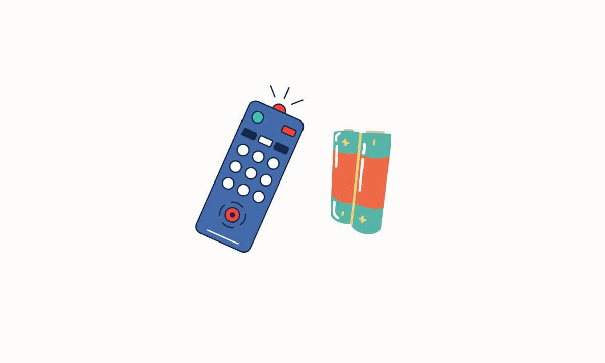 change batteries on the remote control