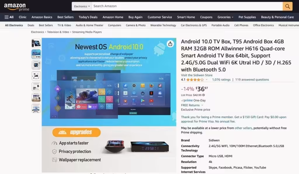 Cheap Android TV boxes on Amazon feature Malware, cites a new report