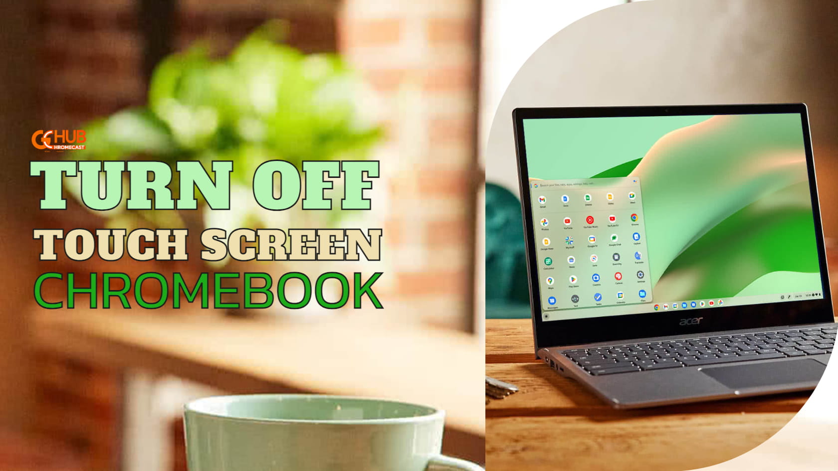 how to turn off touch screen on chromebook