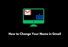 change your name in gmail