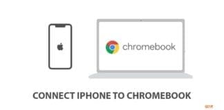connect iPhone to Chromebook