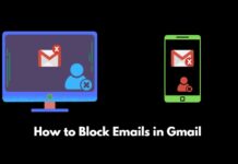 how to block emails in Gmail