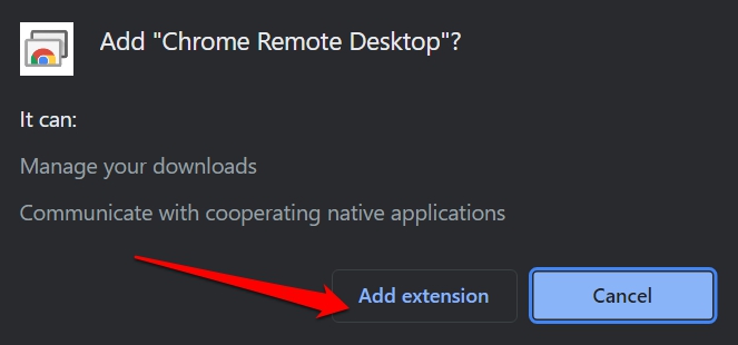 add extension to Chrome