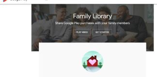 how to sign up for Google Play family library