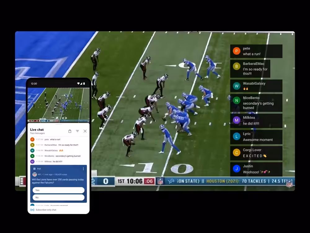 Here Are the New YouTube Features for NFL Sunday Ticket