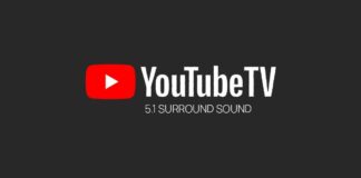 Youtube TV 5.1 surround sound