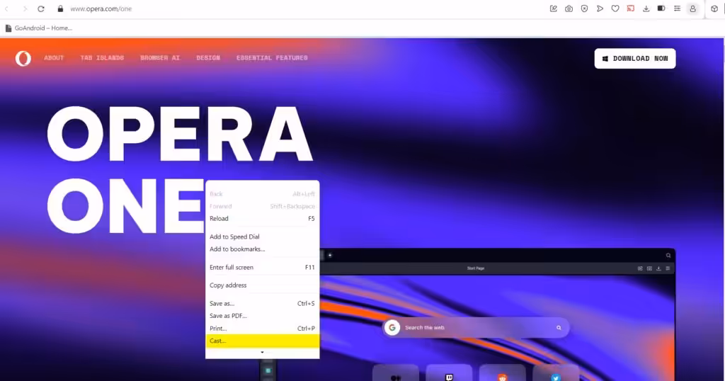 opera browser