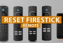 reset firestick remotes