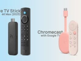 Chromecast with Google TV (4K) vs Fire TV Stick 4K Max (2023)